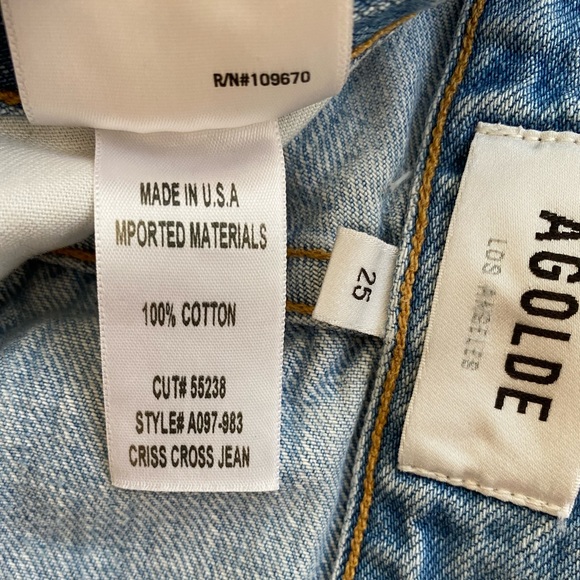 Agolde | Jeans | Agolde Criss Cross 